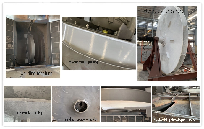 Aluminum/Stainless Steel Blades (Industrial Air Blower Impeller) Transport Fan