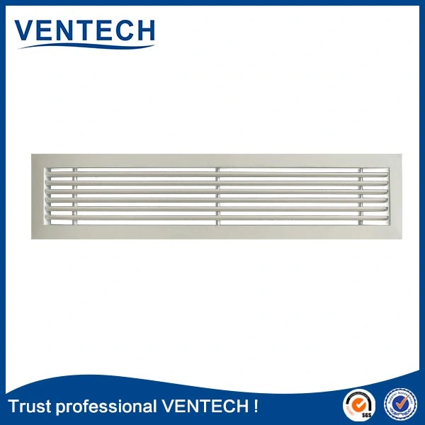 HVAC System Fixed Blades Aluninum Air Grille Linear Bar Grille with Air Duct