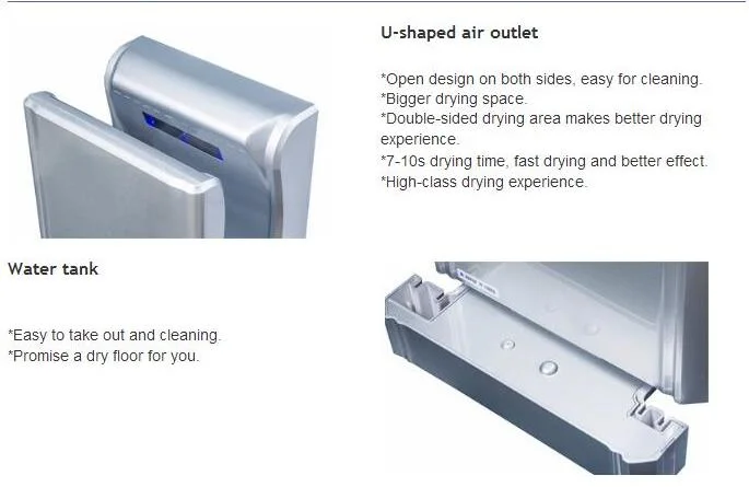 Eco Fast Blade Hand Dryer with HEPA Filter and UV Light