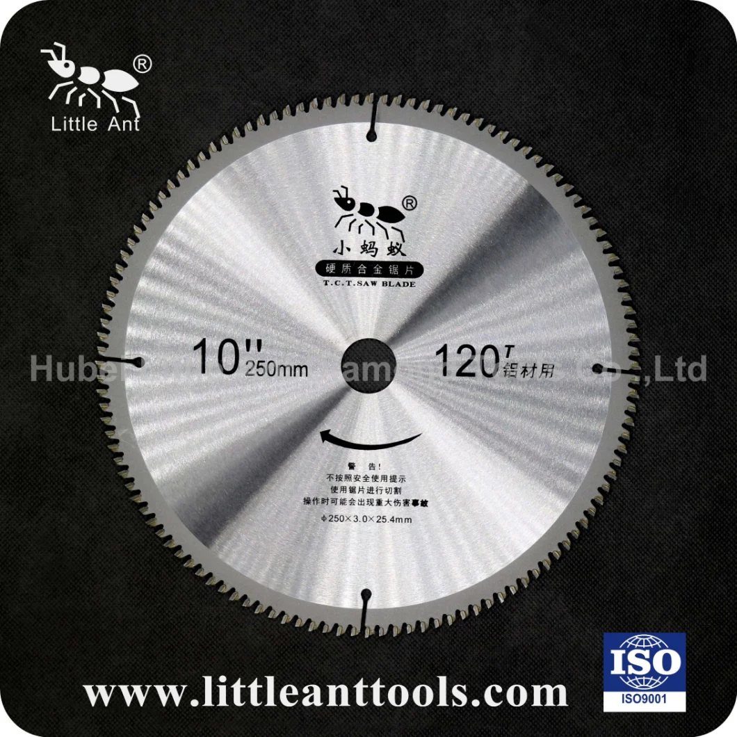 10'' 250mm Tct Saw Blade for Aluminum