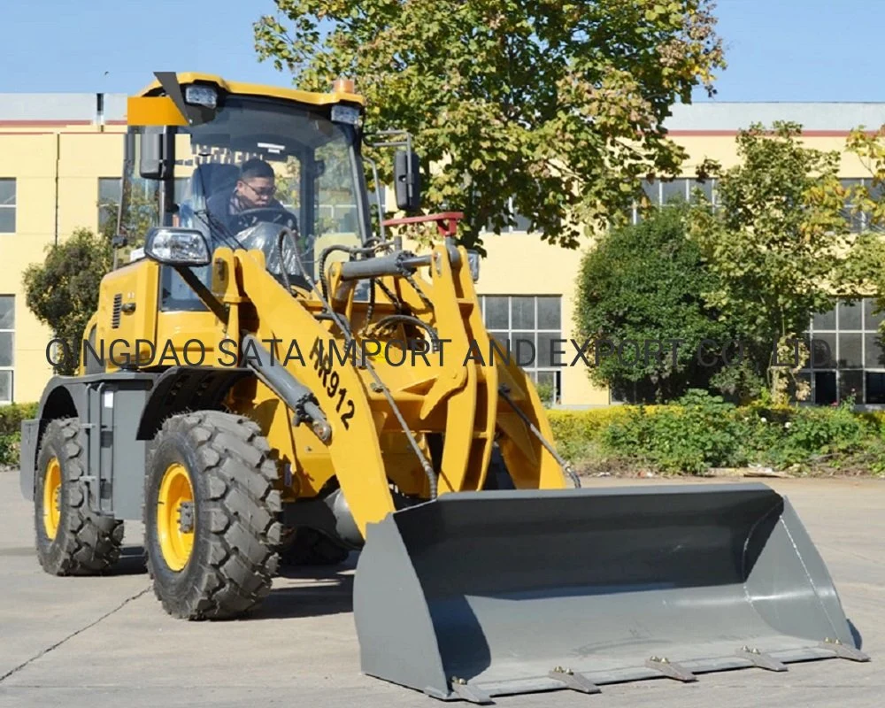 1.2 Ton Loading Capacity Small Loader Hr912 with Snow Blade
