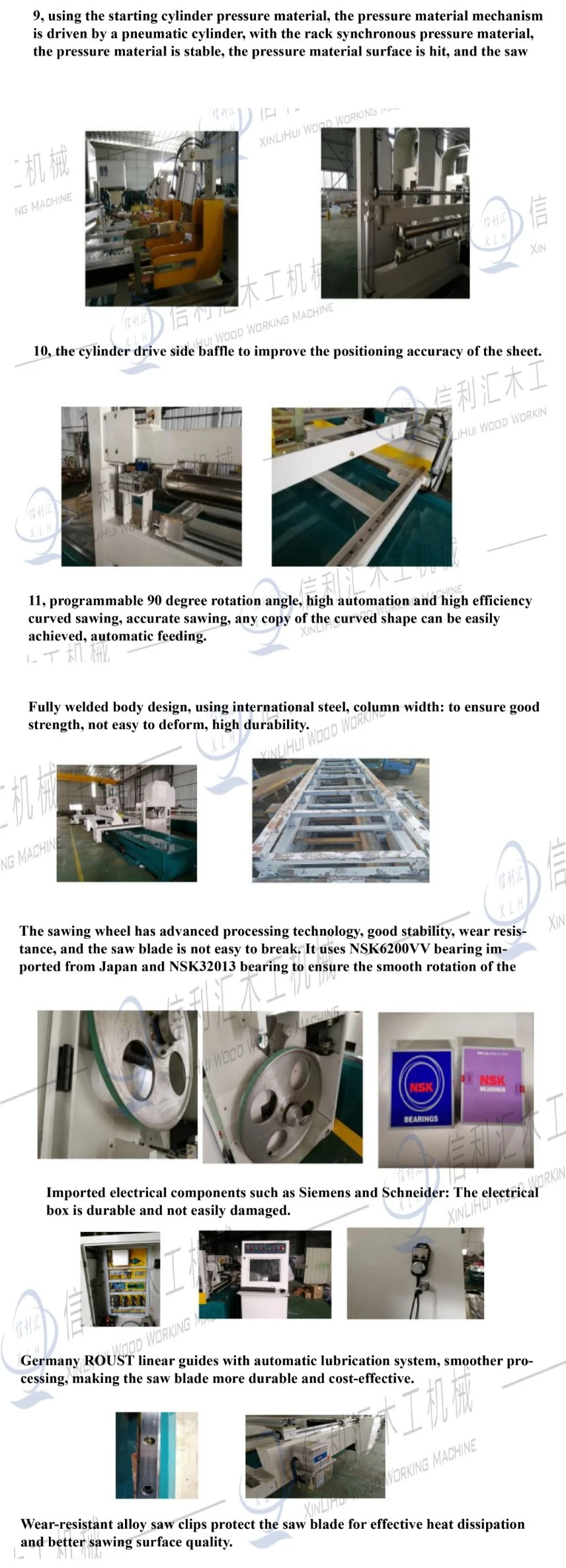 China Brand High Speed European Quality CNC Curve Band Saw / CNC Band Saw Mill Wood Timber CNC Curve Band Saw Machine Scie a Ruban