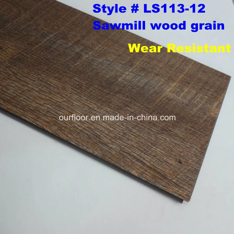 Sawmill Wood Grain WPC Vinyl Flooring Ptl11302