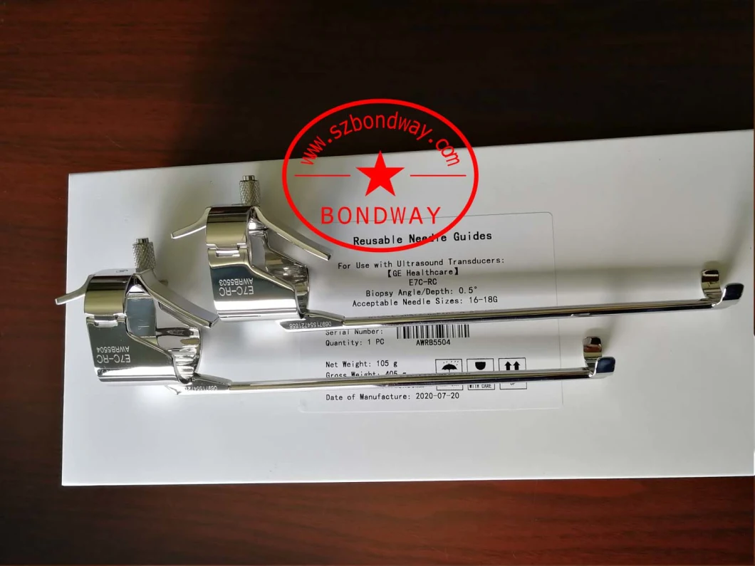 Ge Reusable Biopsy Needle Bracket for Ultrasound Transducer IC5-9, Biopsy Guide