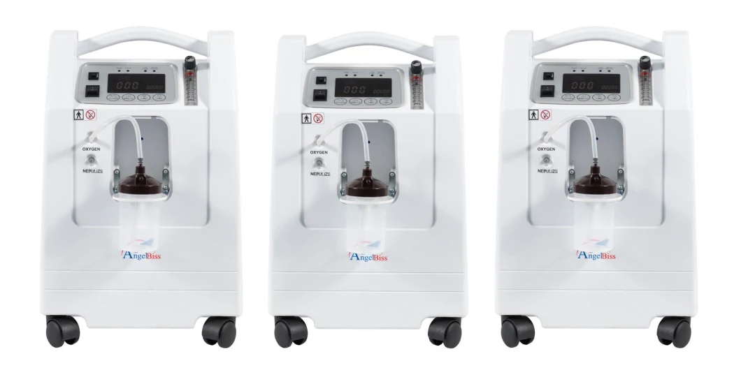 5L Rechargeable Oxygen Concentrator with 93% Oxygen Purity for Copd Users