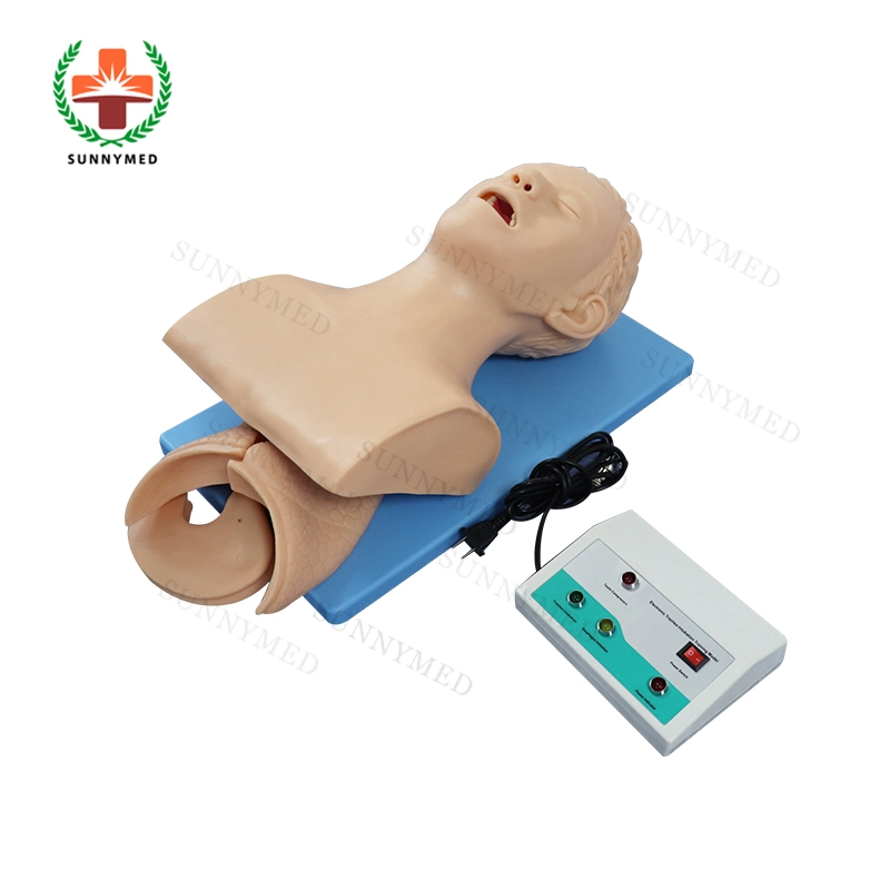 Sy-N044 Medical Electronic Trachea Intubation Training Model Manikin