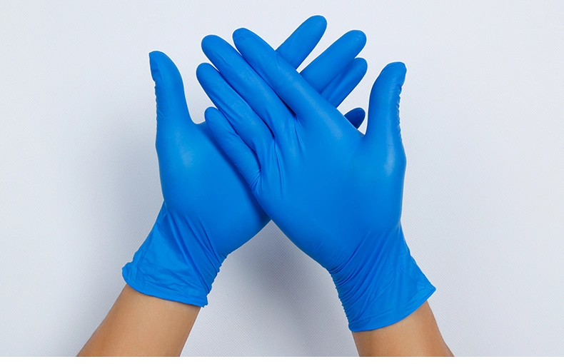 6nitrile Gloves Nitrile Examination Gloves Anti Bacterial Anti-Virus Dentist Examination