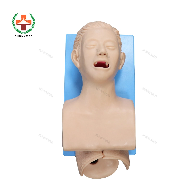 Sy-N044 Oral/Nasal Cavity Intubation Trainer Electric Trachea Intubation Training Manikin
