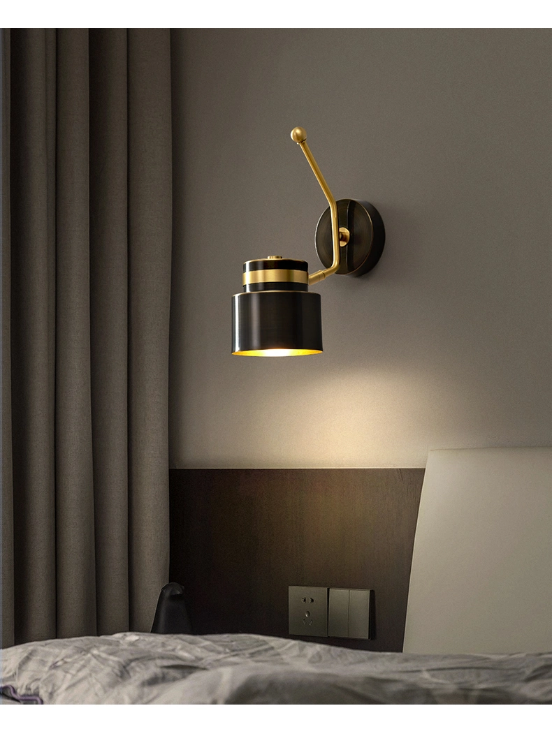 Bedroom Bedside Wall Lamp Single-Head Living Room Restaurant Hotel Foyer Bedside Light (WH-VR-85)