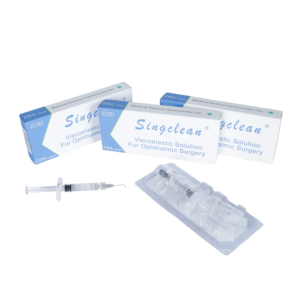 Hyaluronic Acid Gel /Viscoelastic Agent in Eye Surgery/Ophthalmic Surgery CE