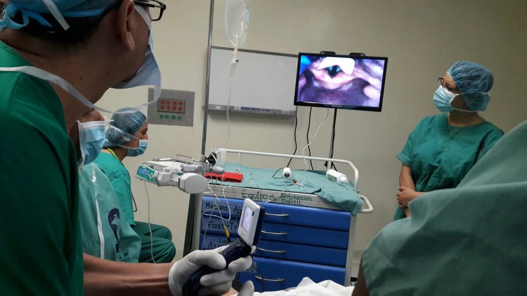 Ce/ISO Approved Medical Anesthesia Video Laryngoscope