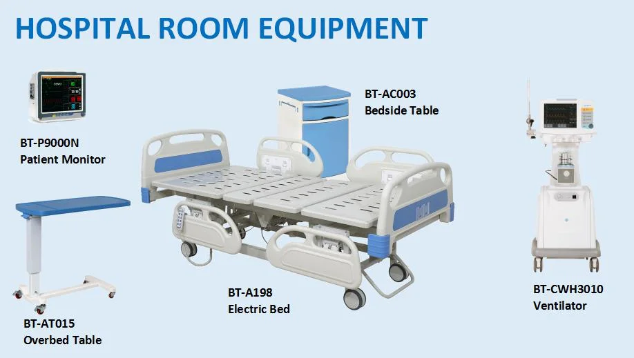 Medical Furniture ABS Hospital Ward Patient Bedside Cabinet Night Stand Bedside Cupboard Bedstand