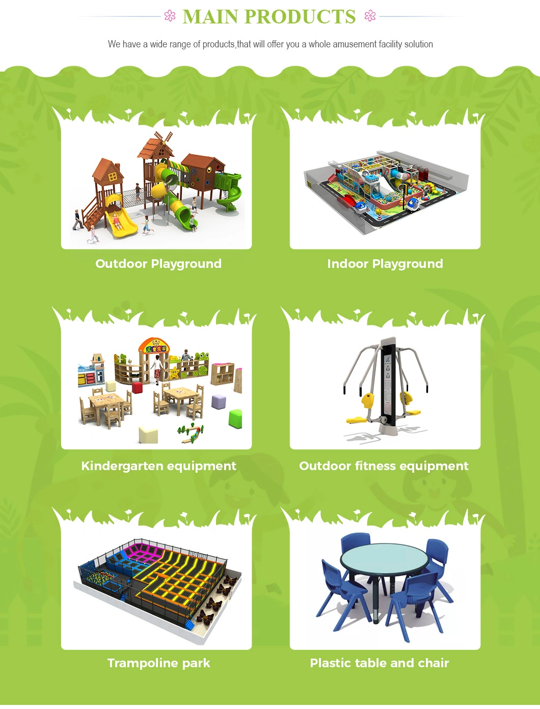 Tropical Rainforest Serie China Multiple Commercial/Yard/School/Park/Restaurant List of Playground Equipment