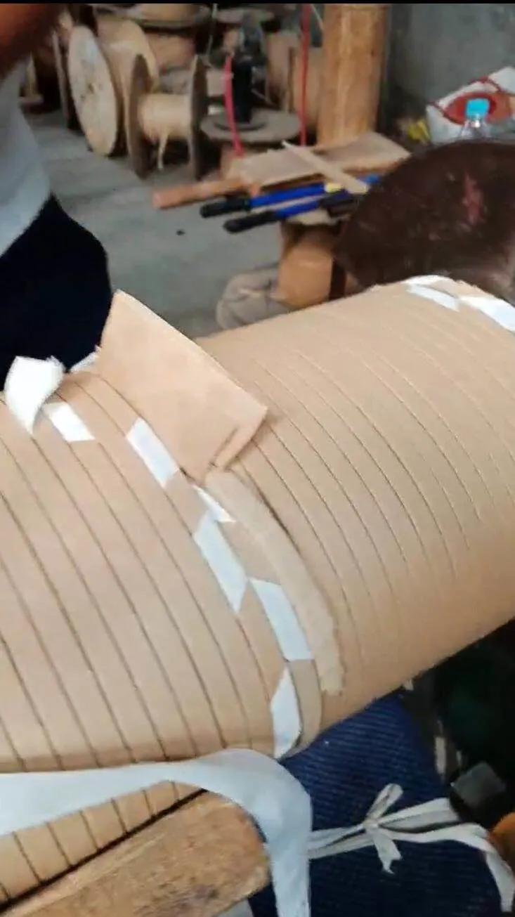 Insulating Crepe Paper for Transformer, Crinkled Paper for Electrical Purpose. Wrinkle Paper for Electrical Purpose