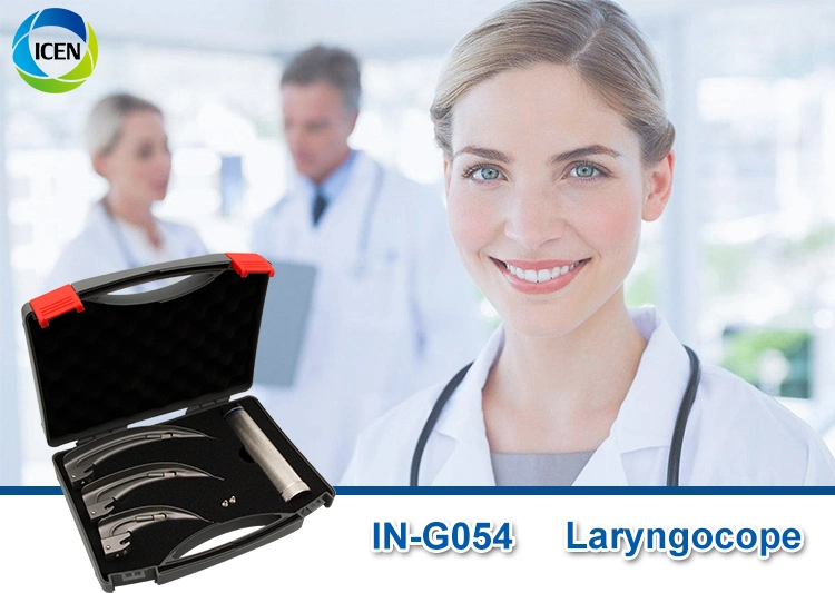 IN-G054 Medical Cheap Fiberoptic Laryngoscope With Handle Blade