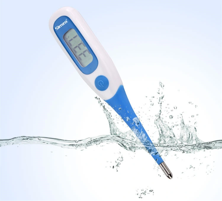 Digital Clinical Thermometer Oral Rectal Baby Adult Flexible Tip Waterproof Large LCD