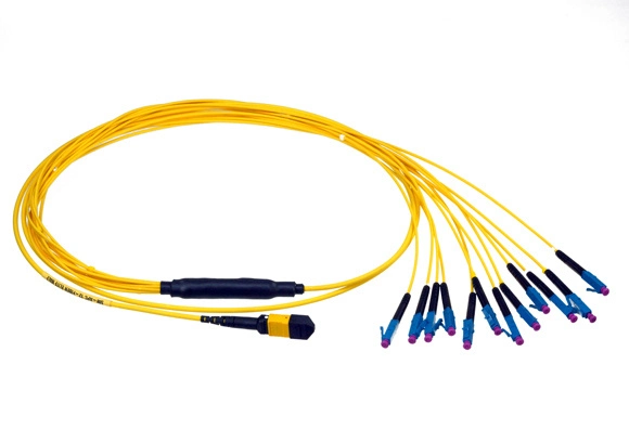 LC mm Multi - Fiber Fiber Optic Breakout Cable, Pre Terminated Fiber Optic Cable