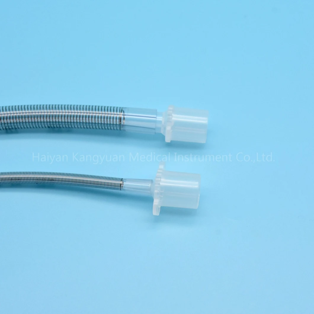 China Reinforced Endotracheal Tube Armored Flexible Soft Tip Uncuff Factory