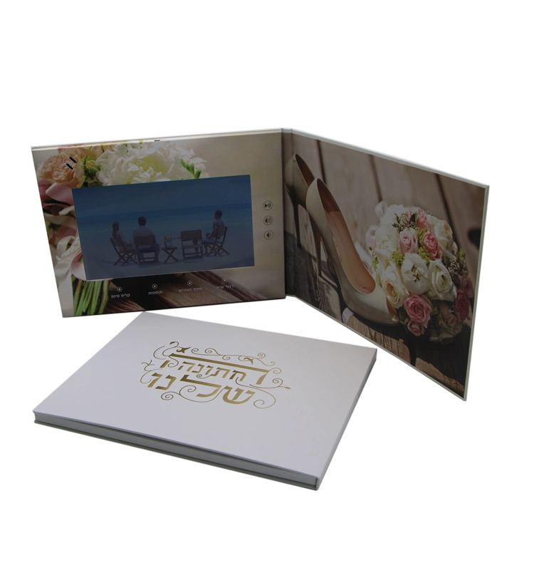Custom Video Card Display Greeting Card 5inch 7inch Video Brochure