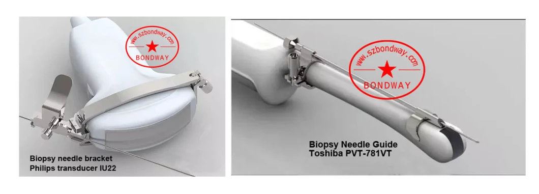 PE2-4 P1-4 Samsung Medison Ultrasound Transducer Biopsy Needle Bracket, Biopsy Needle Guide