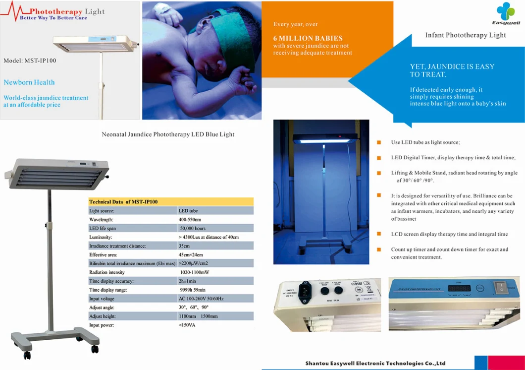 Infant Phototherapy IP-100 Hospital Infant Baby Care Neonatal Phototherapy