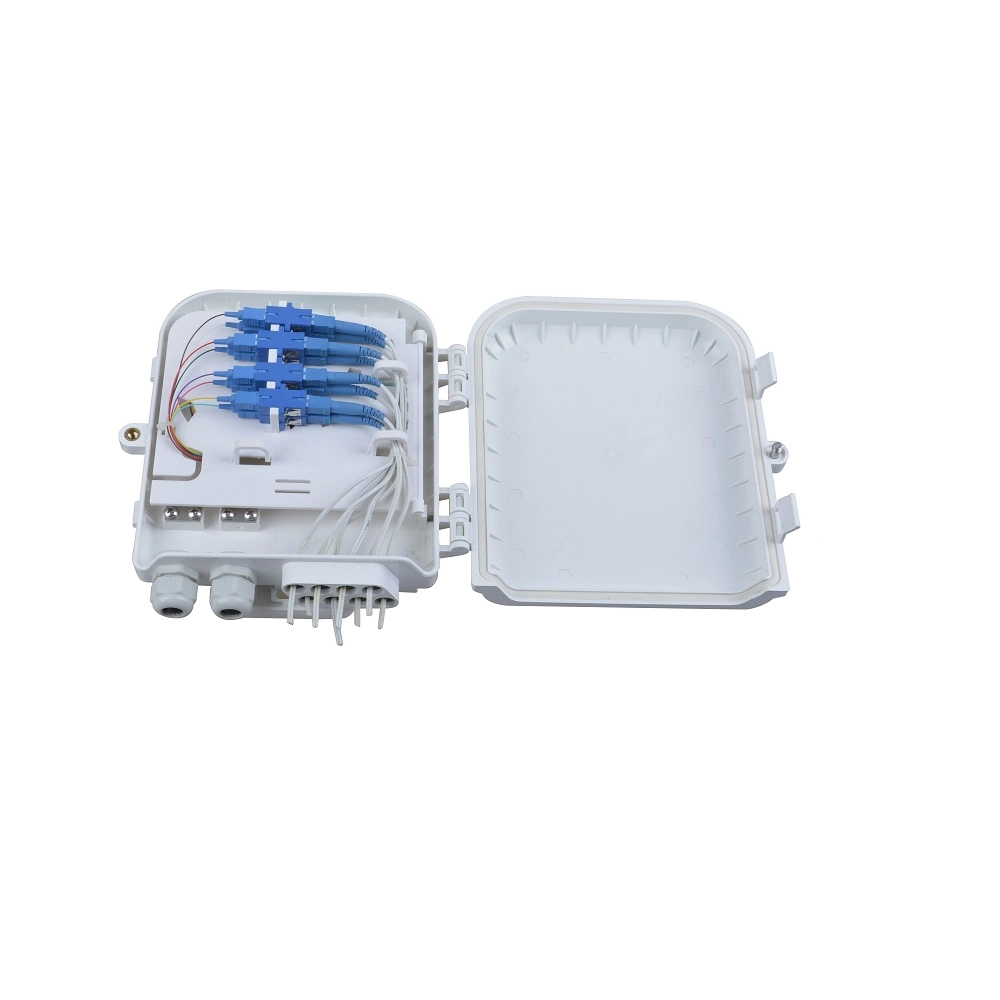 8 Port FTTH Outdoor Use Wall Mount Fiber Optic Distribution Box ABS Fdb Fiber Box