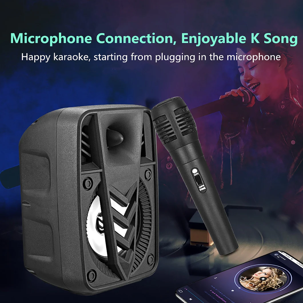 8hours Duration Outdoors Portable Waterproof Wireless Bluetooth Speakers