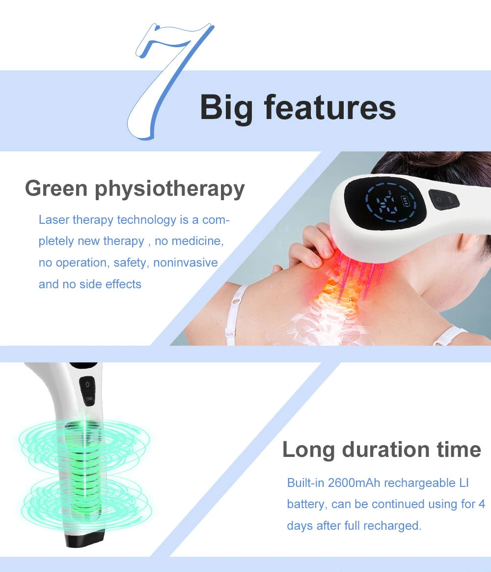 Handheld Low Level Laser Therapy Relief Therapy Device for Body Pain