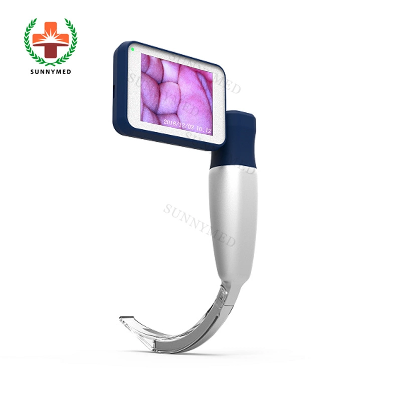 Sy-P018n Medical Anesthesia Disposable Video Laryngoscope with 4 Sizes Blade