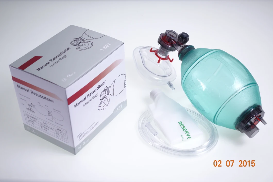 Medical Products First Aid Reusable Manual PVC Adult Child Infant Resuscitator Ambu Bags