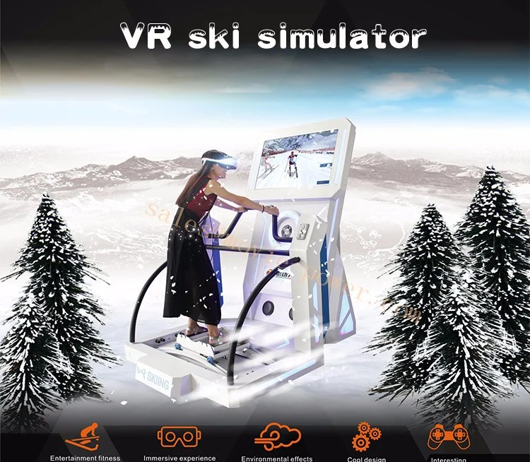Long Duration Sport 9d Virtual Reality Skiing Games Simulator