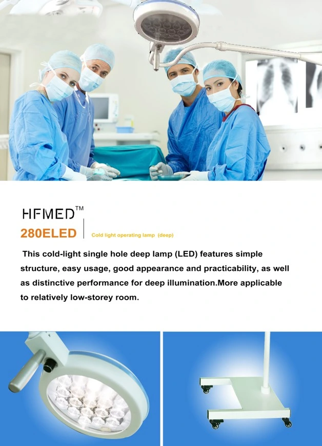 280mm Diameter Portable LED Examination Light Vertical LED Surgical Light Examination Light