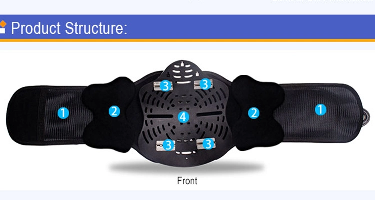 Ome Adjustable Orthopedic Lumbar Brace Medical Waist Brace Back Support