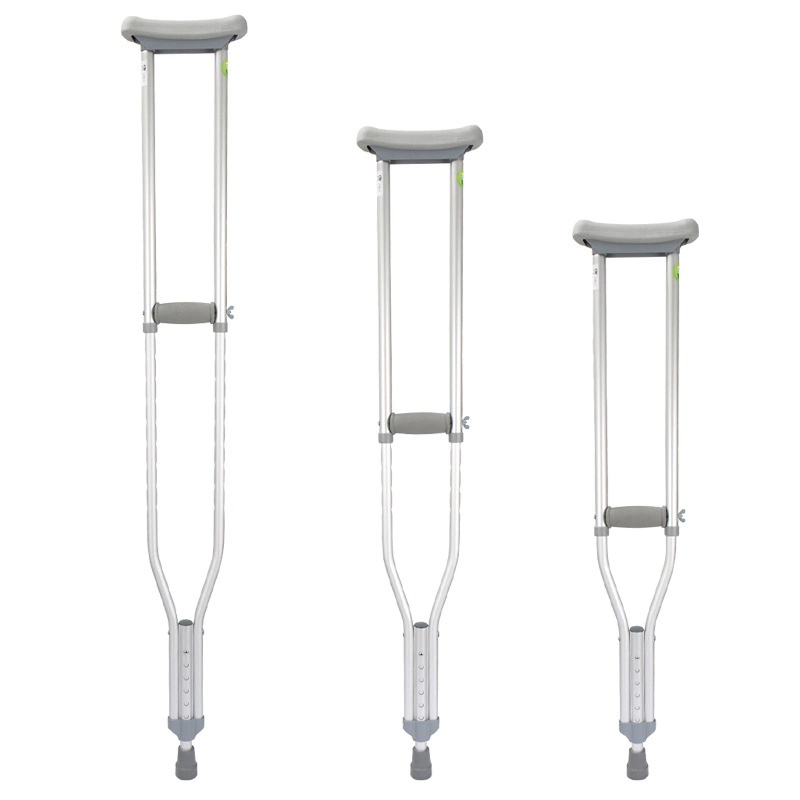 2020 Aluminum Disabled Walking Crutches Underarm Ergonomic Crutches