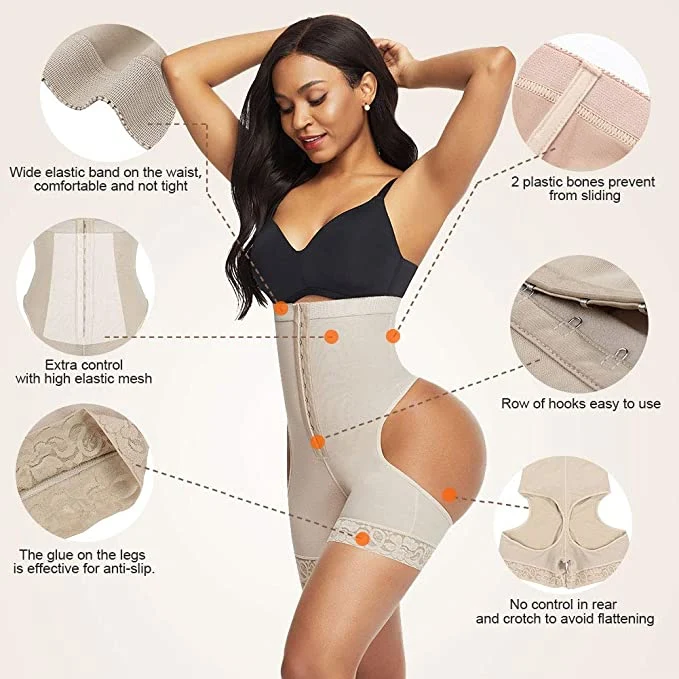 Women Butt Lifter Shapewear High Waist Body Shaper Sexy Waist Trainer Control Panties