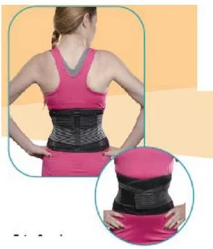 Faja Sacrolumbar Cierra Facil Elastic Orthopedic Lumbar Support Lower Back Waist Brace Belt