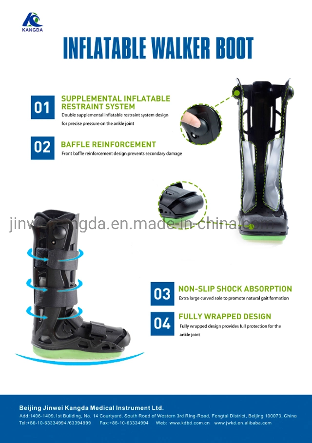 Kangda Orthopedic Walking Boot Rehabilitation Ankle Boot Fracture Walker Boot