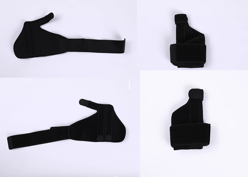 Neoprene Adjustable Thumb Wrist Brace Reversible Splint with Dual Spring Stabilizers