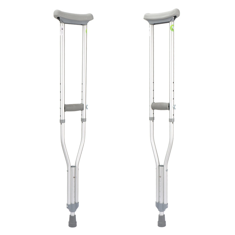 2020 Aluminum Disabled Walking Crutches Underarm Ergonomic Crutches