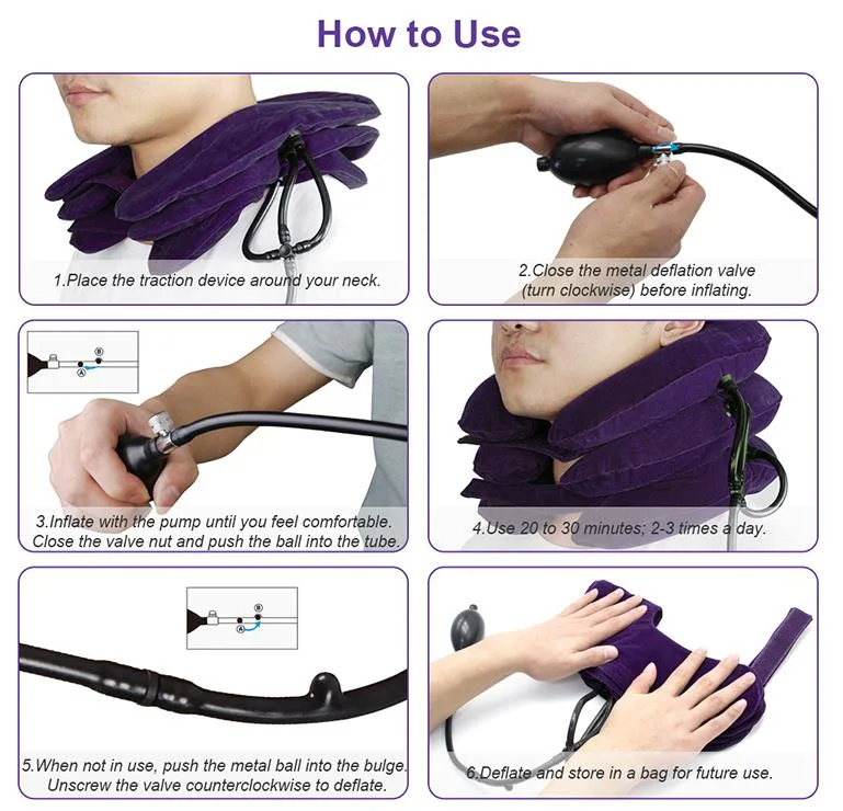 Comfortable Neck Traction Neck Brace Type for Neck Support