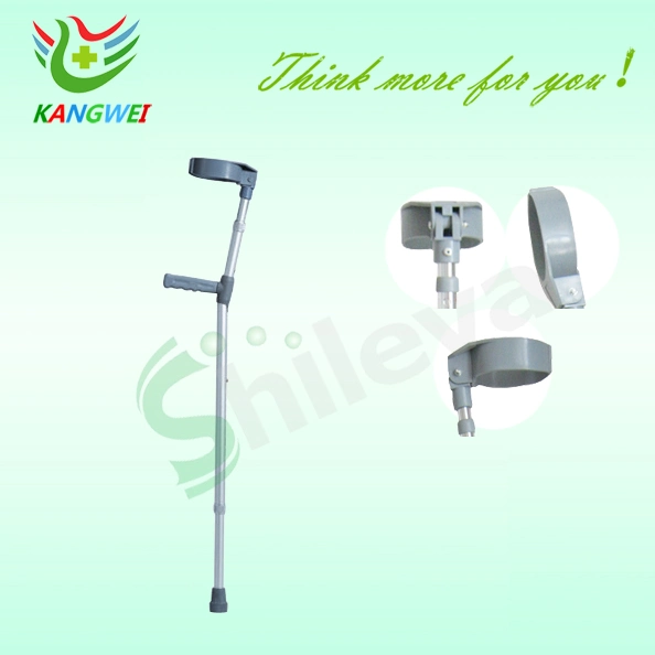 Adult Lightweight Aluminum Forearm Crutch Walking Crutch Cane