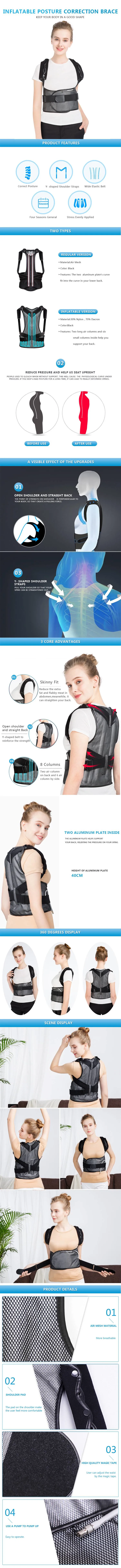 Posture Correction Vest Braces Corrector Waist Belt Back Support