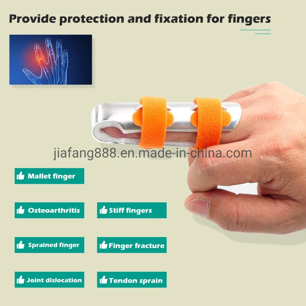 Medical Equipment Finger Splint Bendable Padded Medical Finger Splint Baseball Finger Immobilizer Splint