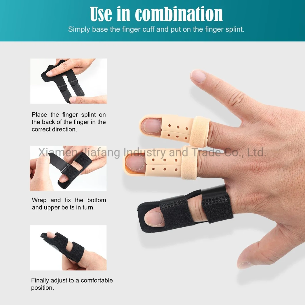 Medical Equipment Products Finer Splint Bendable Padded Medical Finger Splint Baseball Finger Immobilizer Splint