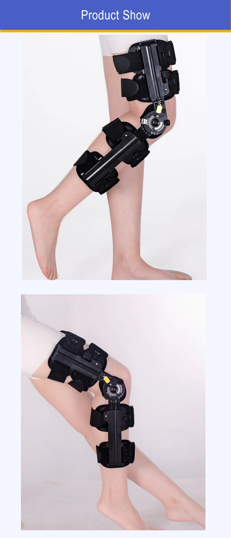 Orthopedic Products Knee Braces Hinge Angle Adjustable Knee Hinges Brace