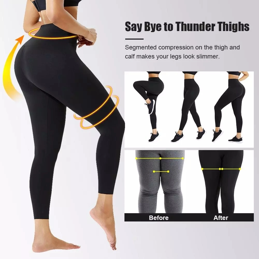 Breathable Hooks Waist Trainer Corset High Waist Women Fitness Apparel Yoga Pants Gym Leggings