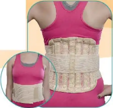 Faja Sacrolumbar Cierra Facil Elastic Orthopedic Lumbar Support Lower Back Waist Brace Belt