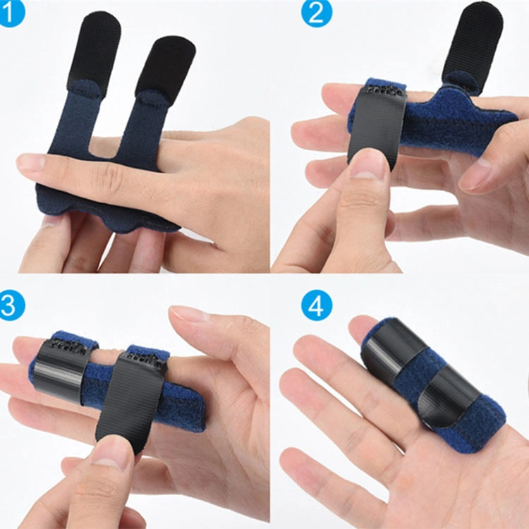 Adjustable Finger Brace Thumb Splint with Built-in Aluminium Support