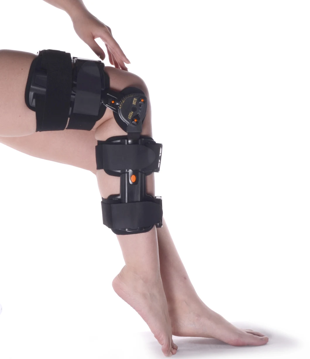 Angle Adjustable ROM Knee Brace Walker Hinged Knee Brace