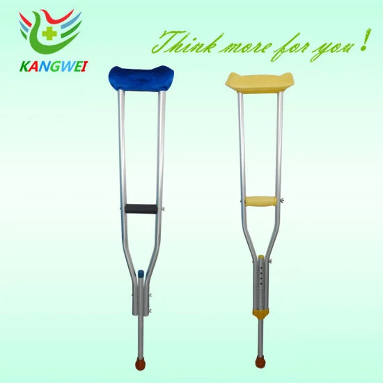 Hospital Medical Hand Cane with 4 Winged Elbow Crutch for Disabled Walking Stick